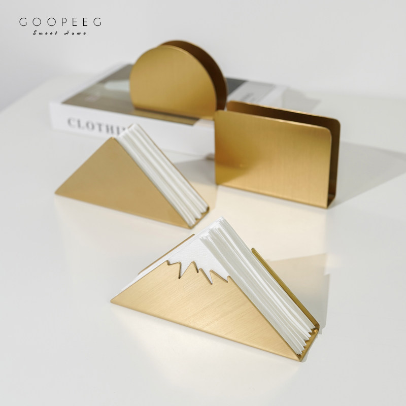 纸巾座GOOPEEG创意餐巾纸巾架