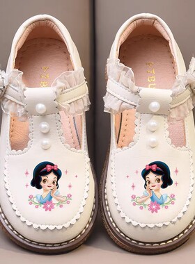 女童皮鞋真皮秋季儿童公主鞋单鞋2025秋新款小女孩春秋女宝童鞋女