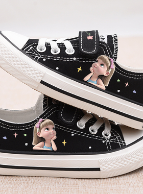 女童帆布鞋2025春秋新款幼儿园童鞋儿童软底小学生布鞋中大童板鞋