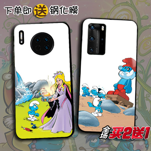 华为mate60e蓝精灵nova12手机壳