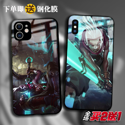 时间刺客适用苹果13pro 12mini艾克11 XSmax XR玻璃876p手机壳se2