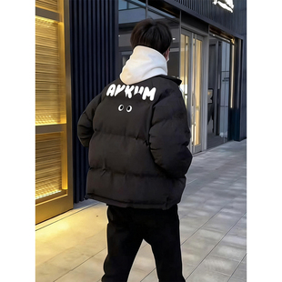 WASSUP美式潮牌90白鸭绒羽绒服男款冬季街头休闲加厚轻薄保暖外套