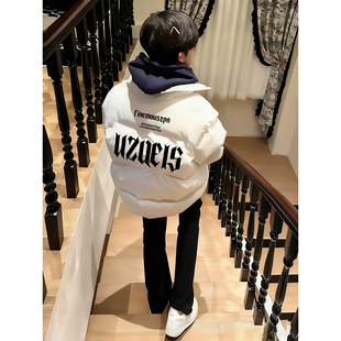 WASSUP美式街头90白鸭绒羽绒服男款冬季学生复古潮牌加厚保暖外套