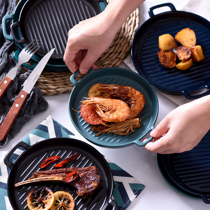 Creative ceramic baking bowl for Western dish oven