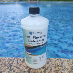 沃腾 包邮 蓝盾泳池消泡剂spa浴池婴儿池泡沫浮除剂 按摩水疗池抑泡