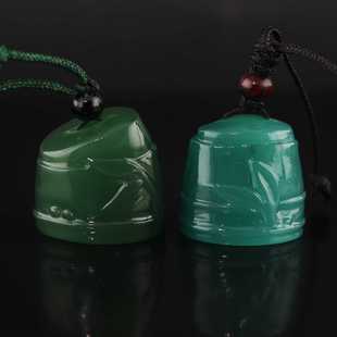 印章定制随身吊坠印章天然雅安绿西安绿印石对章情侣礼品饰品伴手