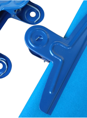 铁夹大号20cm画板夹票据夹文件报纸夹蓝色试卷夹A3金属板夹文件夹