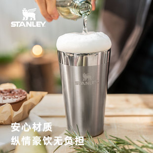 新品 STANLEY保冰杯304不锈钢真空双层保温保冷咖啡大容量啤酒