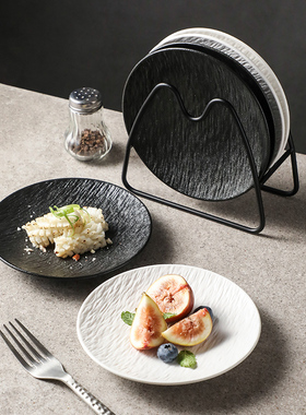 日式陶瓷小盘子家用精致碟子高颜值吐骨碟甜品碟小吃碟餐厅凉菜碟