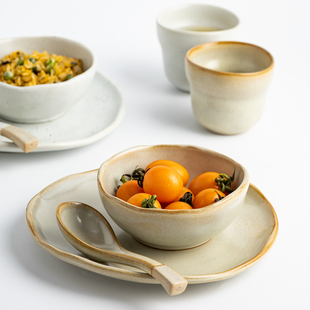 酒店餐具摆台一人食套装三四件套碗盘勺杯异形餐厅商用餐饮用具