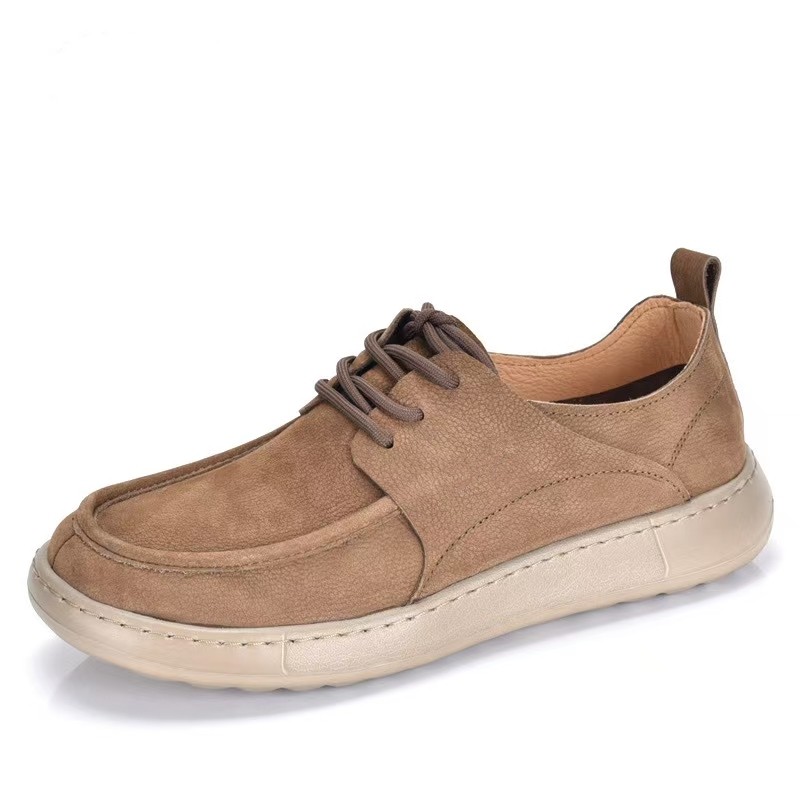 外贸撤柜男鞋新款头层牛皮简约软底舒适复古真皮休闲单鞋男耐磨潮,流行男鞋,休闲皮鞋,淘宝优惠券,粉丝福利购,淘宝优惠卷
