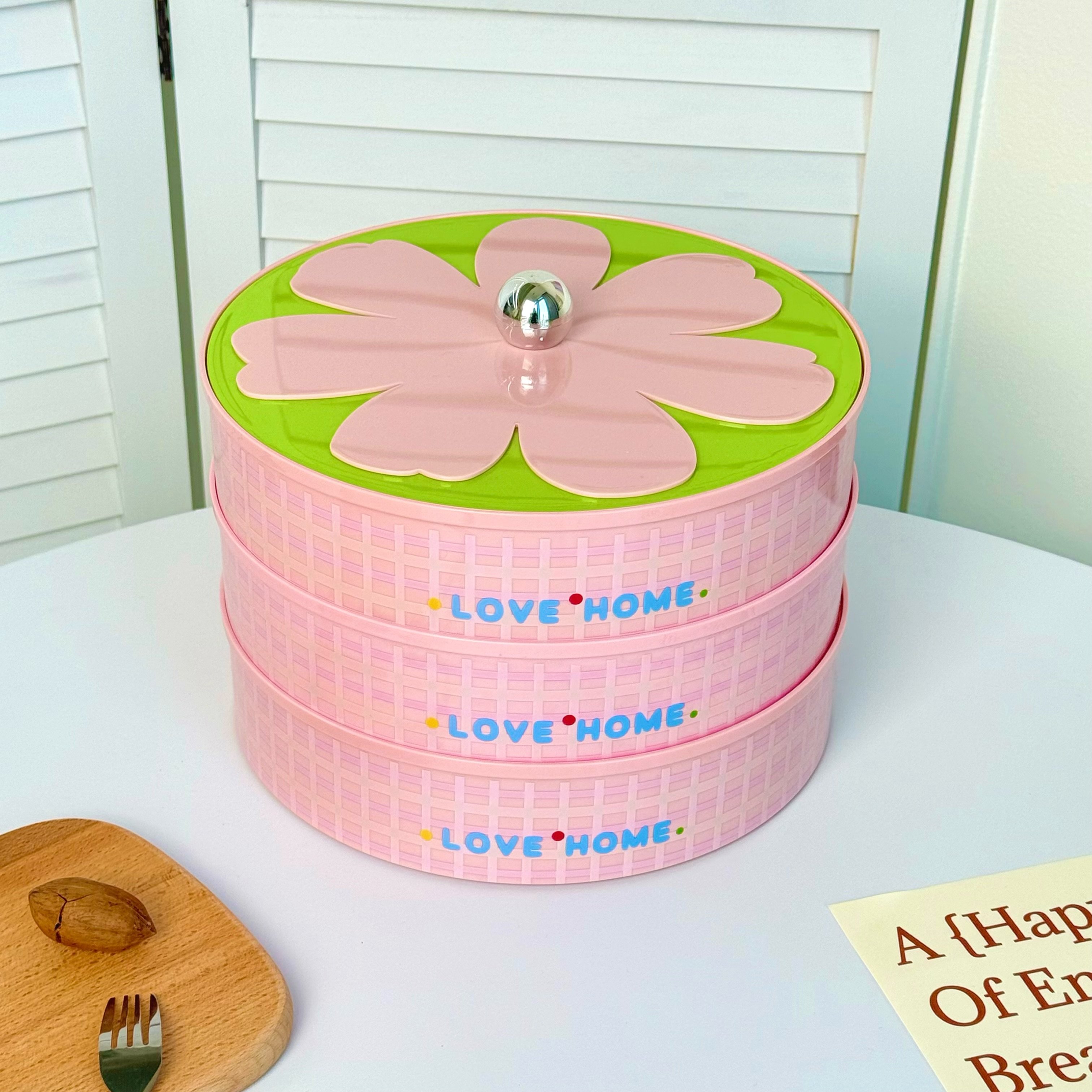 2026新款水果盘客厅家用茶几桌面零食糖果盒坚果摆放高颜值收纳盒