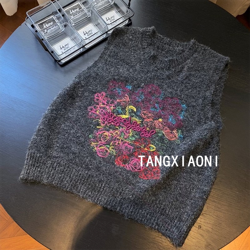 定针织背心马甲工作室原创2店订