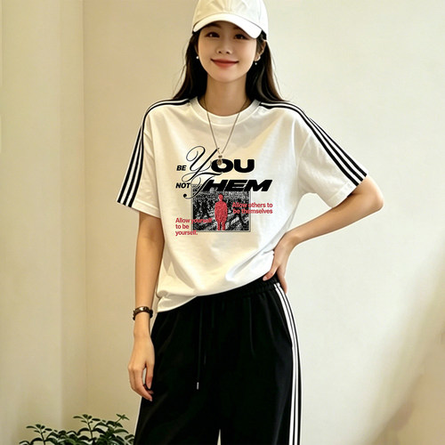 2026新款印花短袖T恤男女通用