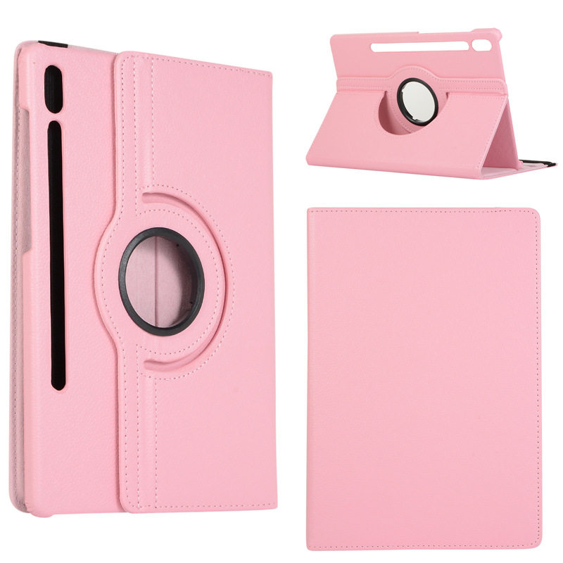 适用三星Tab S6 10.5寸 T860荔枝纹旋转支架平板套T865翻盖皮套