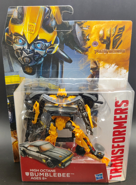 孩之宝 变形金刚 电影4 D级 加强级 黑色大黄蜂 准星克罗斯