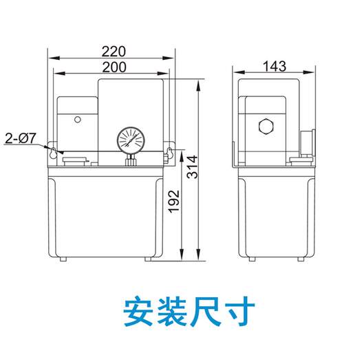 新款RD54/380-3Z 润洲邦注塑机润滑泵 润滑泵油脂泵电机包邮