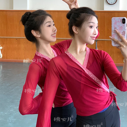 舞院同款古典舞练功服纱衣