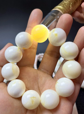 玉化贝壳手串手链文玩佛珠饰品