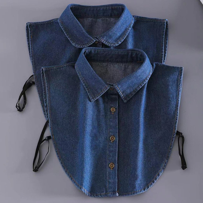 牛仔假领子百搭假领子女