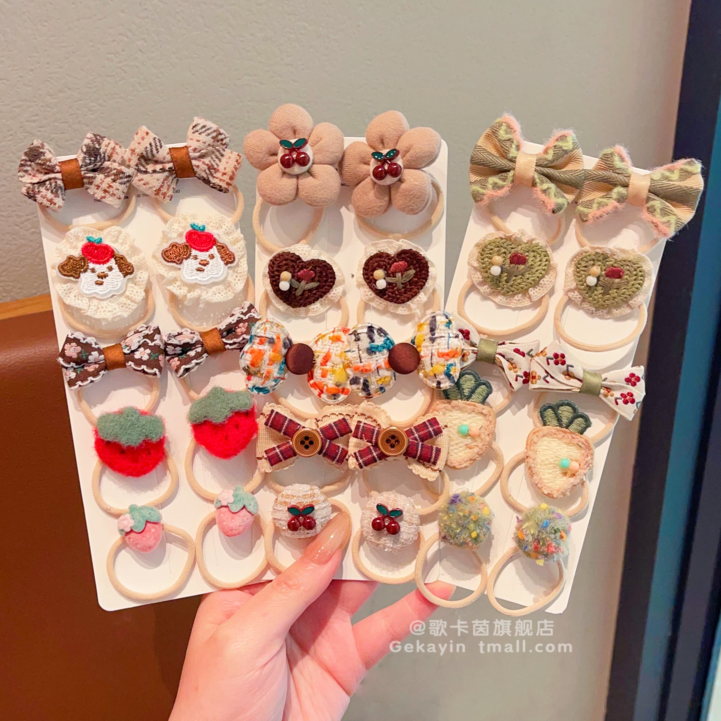 宝宝皮筋发饰秋冬漂亮头花头绳扎头发不伤发橡皮筋女童头饰发圈女