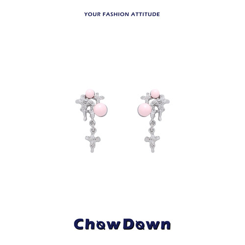 CHOWDOWN原创液态星芒甜酷耳钉