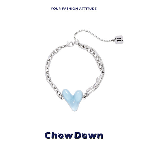 CHOWDOWN原创多巴胺彩色爱心手链