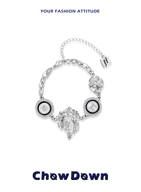 CHOWDOWN原创小众金属重工手链