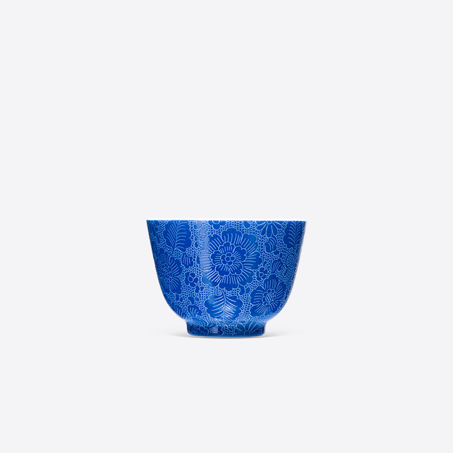 古帛扒花品茗杯景德镇手工茶杯