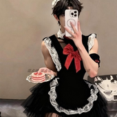 男生助兴睡衣男友战袍男仆装 可爱蝴蝶结跨年夜趣味内衣 性感套装