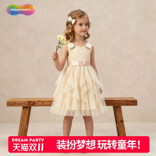 原创儿童礼服公主裙花童网纱裙