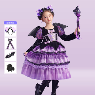Dreampartybox库洛米裙子女童公主裙套装 秋 洛丽塔万圣节儿童服装