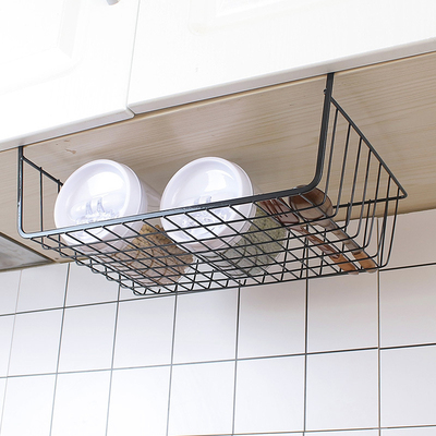 厨房置物架橱柜内挂篮吊柜下挂架