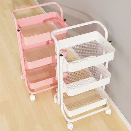 厨房置物架小推车零食母婴用品架