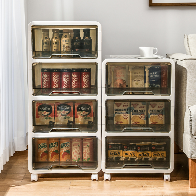 抽屉式零食柜可移动储物置物柜