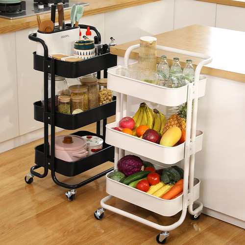 宜家同款小推车置物架厨房落地