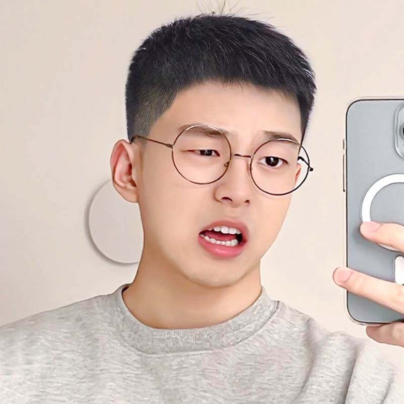 光头男士假发片全真人发丝男生短发贴片头顶蓬松寸头补发块假发男