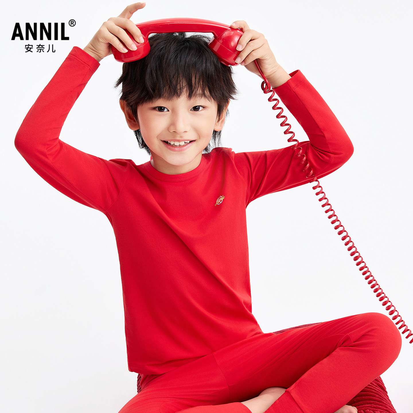 安奈儿童装男女童秋衣裤套装2026春本命年马年家居服睡衣套装亲肤,童装/婴儿装/亲子装,内衣套装,淘宝优惠券,粉丝福利购,淘宝优惠卷