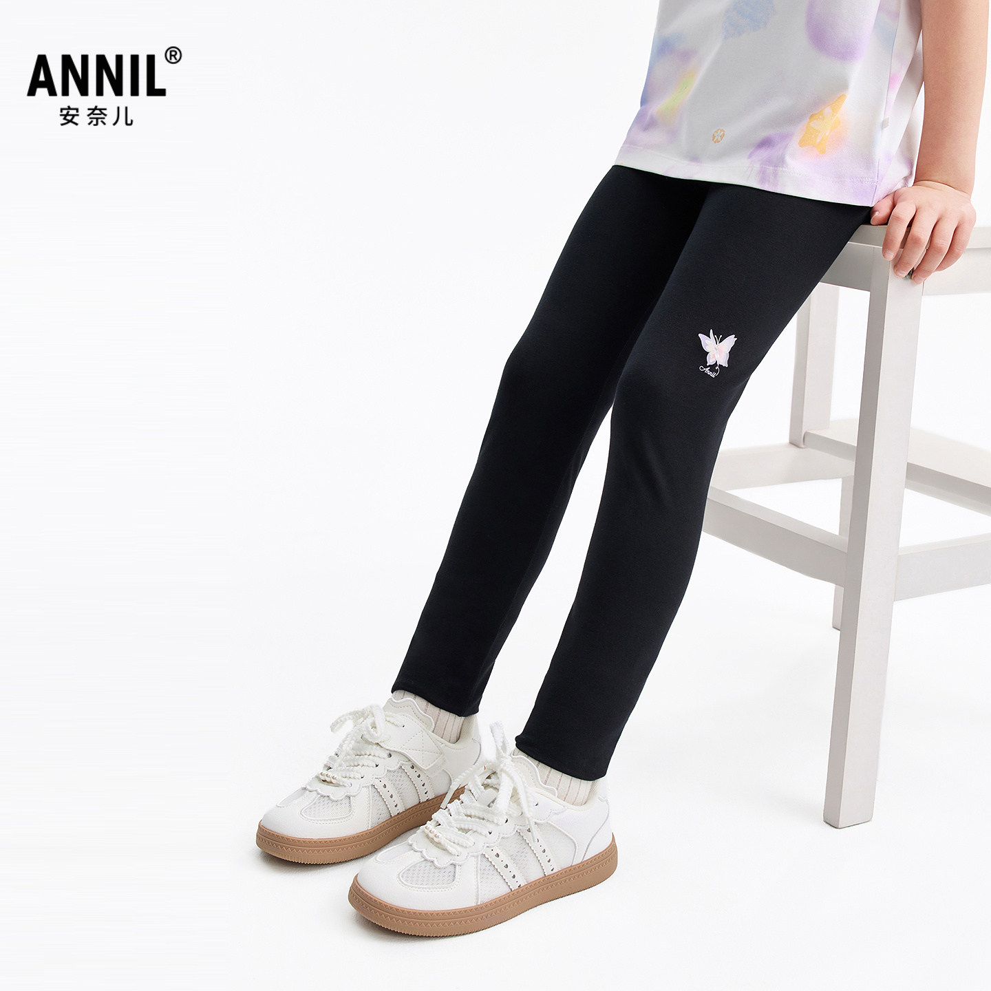 安奈儿童装女童针织打底裤2026春运动户外休闲裤贴身亲肤透气显高,童装/婴儿装/亲子装,打底裤,淘宝优惠券,粉丝福利购,淘宝优惠卷