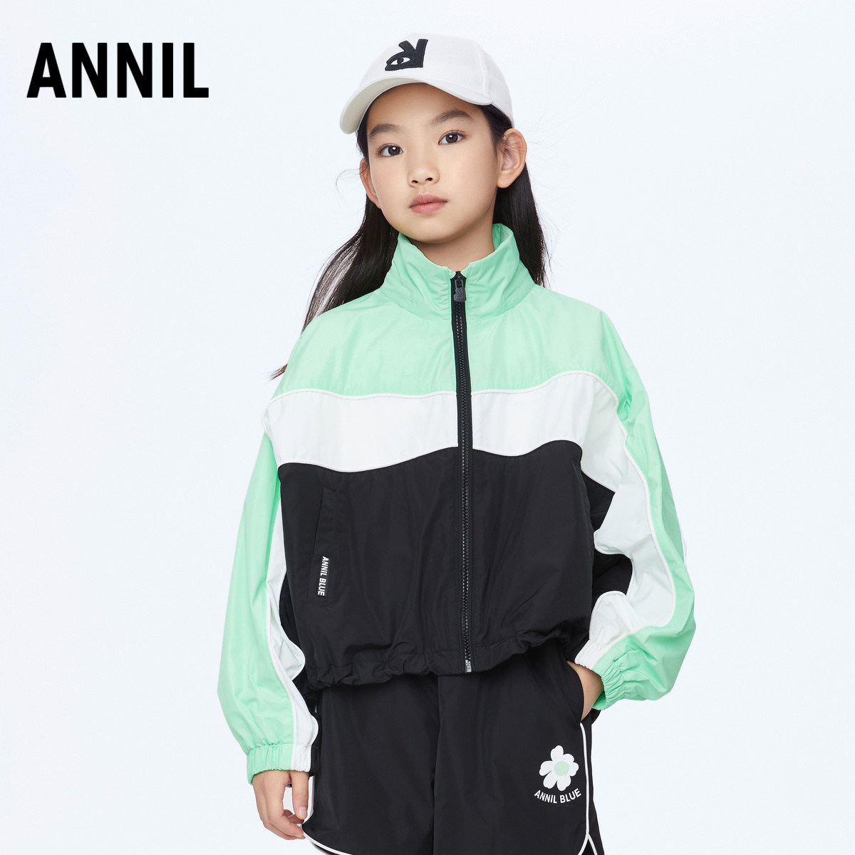 【商场同款】安奈儿童装女童夹克外套2024新款春休闲时尚AG415588,童装/婴儿装/亲子装,夹克/皮衣,淘宝优惠券,粉丝福利购,淘宝优惠卷