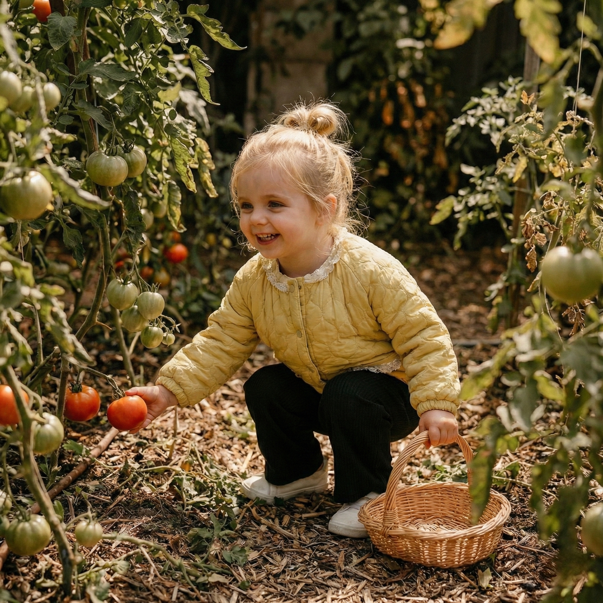 女童棉服2026新款春装洋气儿童菱格夹棉外套宝宝蕾丝花边薄款棉衣