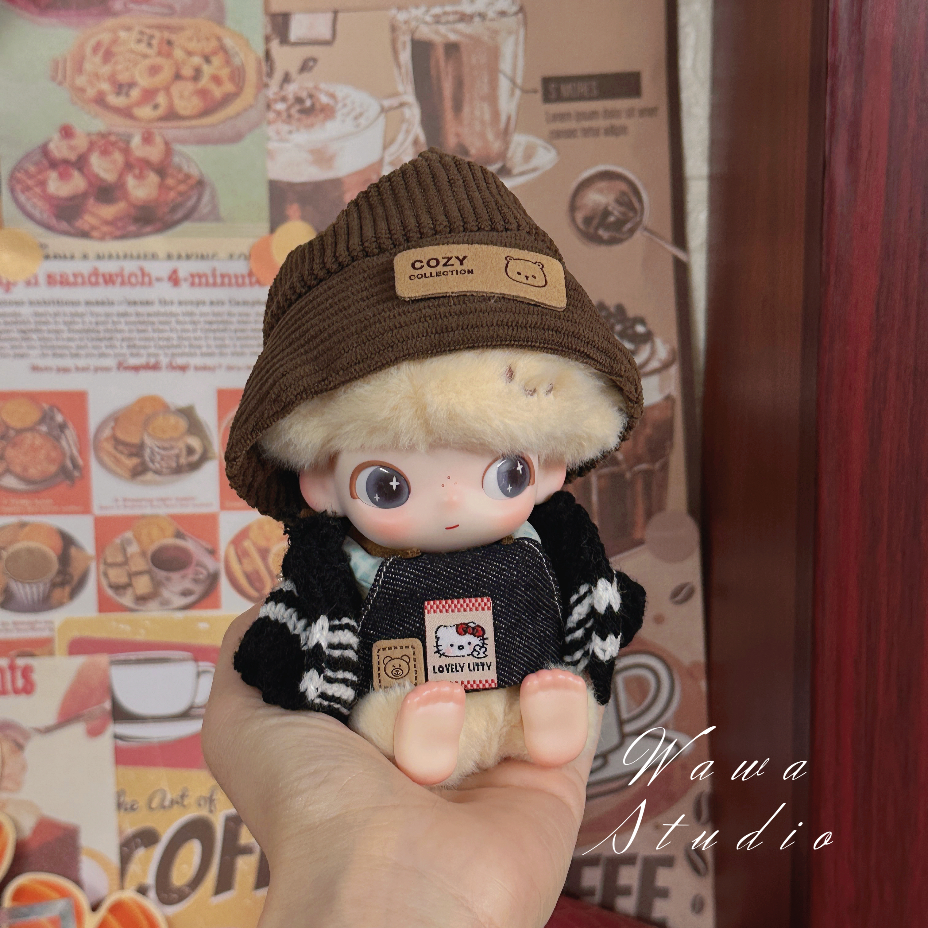 dimoo新生日记娃衣可爱宝宝服新款着替换装娃衣哭娃Labubu拉布布