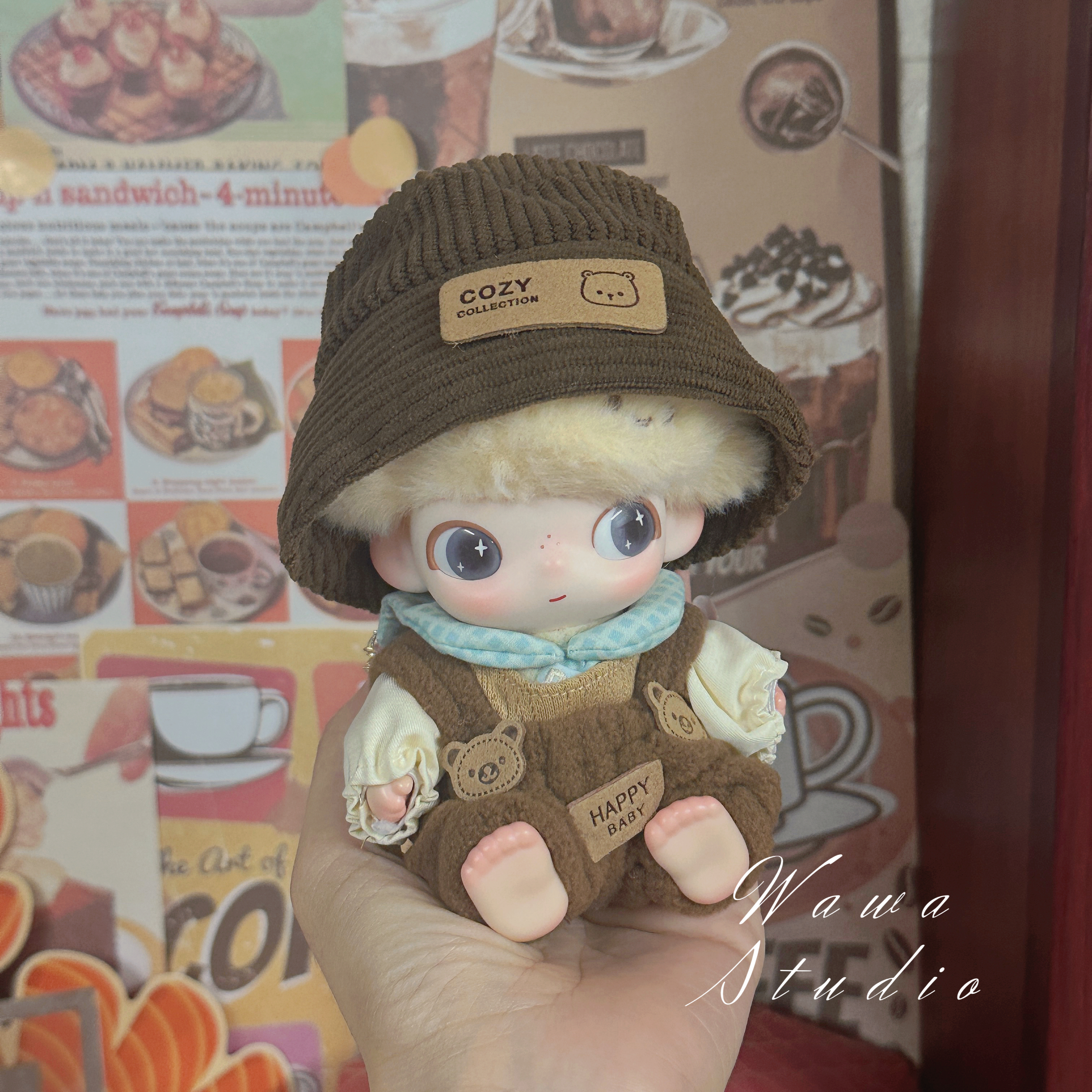 dimoo新生日记娃衣可爱宝宝服新款着替换装娃衣哭娃Labubu拉布布