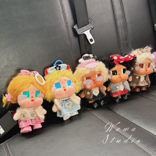 哭娃CRYBABYvacation系列搪胶毛绒吊卡甜在一起娃衣crybaby衣服