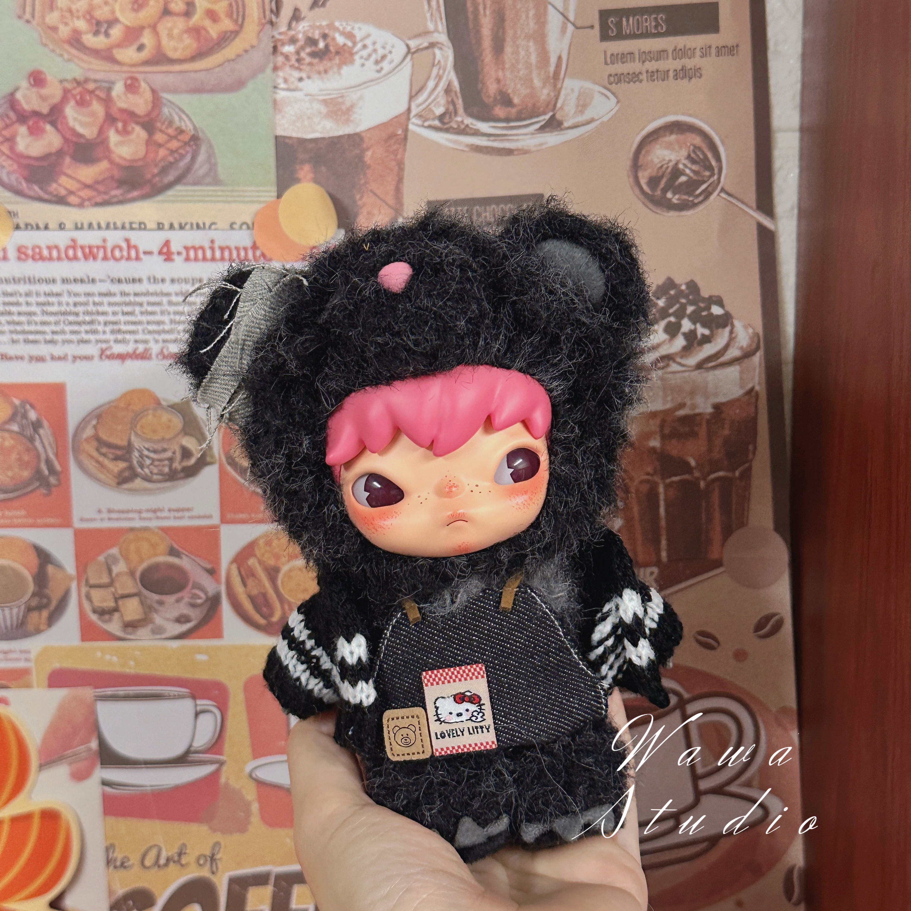 仅娃衣)小野公路日志可爱娃搪毛绒公仔棕系换装娃衣可爱英伦着替,模玩/动漫/周边/娃圈三坑/桌游,棉花娃娃/毛绒玩具娃衣,淘宝优惠券,粉丝福利购,淘宝优惠卷