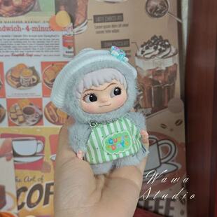 现货三代Wakuku立刻开挂吧系列摆件盲盒毛绒娃娃搪胶粉色可爱娃衣