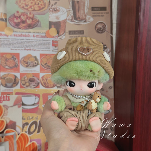 dimoo新生日记娃衣可爱宝宝服新款盲盒着替换装娃衣哭娃10cm棉花