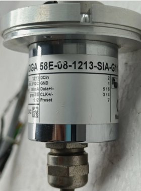 WACHENDORFF沃申道夫编码器WDGA 58B-10-1200-SIA-G01-CC8