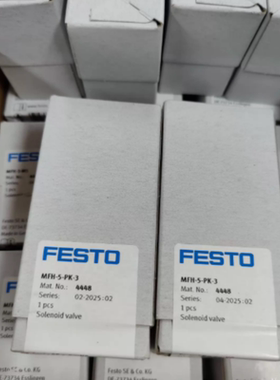 FESTO费斯托电磁阀4448 MFH-5-PK-3