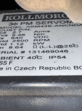 科尔摩根伺服电机AKM44E-ANCNDA00